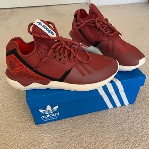 Adidas Tubular Runner, red, men’s size 8.5